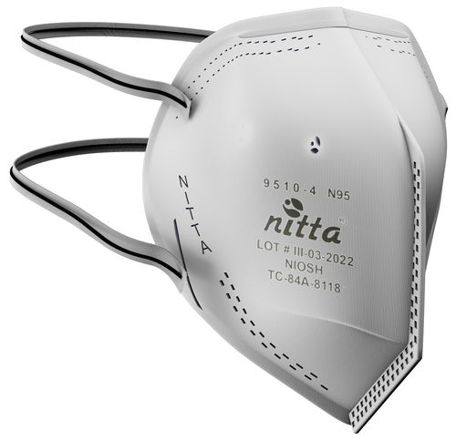 Maschera respiratoria N95 - 9510-1 - NITTA S A - in tessuto / senza valvola / semimaschera