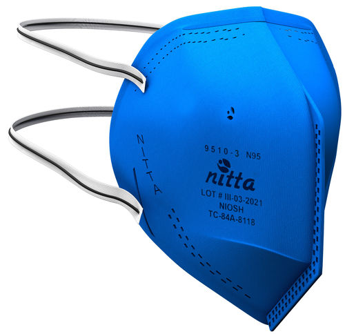 Maschera respiratoria N95 - 9510-3 - NITTA S A - in tessuto / senza valvola / semimaschera