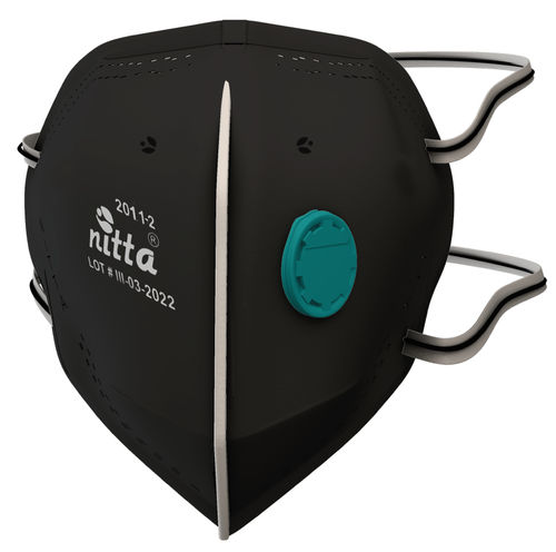 Maschera respiratoria N95 - 2011-2 - NITTA S A - in tessuto / con valvola di espirazione / semimaschera