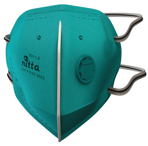 Maschera respiratoria N95 - 2011-4 - NITTA S A - in tessuto / con valvola di espirazione / semimaschera