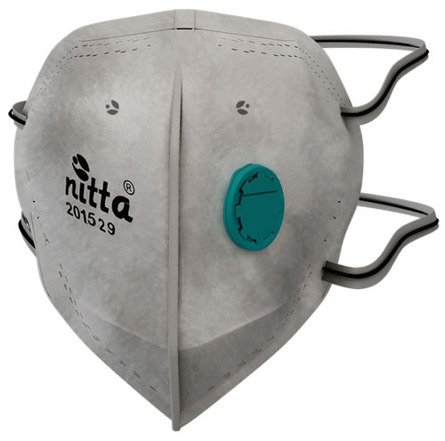 Maschera respiratoria in tessuto - 201529 - NITTA S A - con valvola di espirazione / con filtro a carbone attivo / semimaschera
