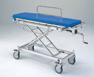 Barella con carrello da trasporto - AL-UD-1S - Matsunaga Manufactory - manuale / ad altezza regolabile / pediatrica