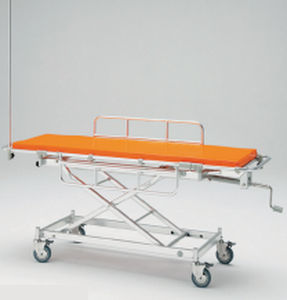 Barella con carrello da trasporto - MR-UD-3T - Matsunaga Manufactory - manuale / ad altezza regolabile / a sezione unica