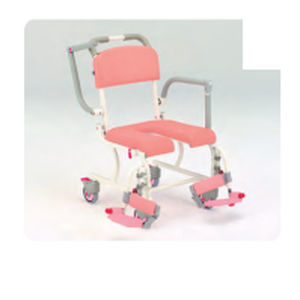 Sedia da doccia con braccioli - SW series - Matsunaga Manufactory - con rotelle / con schienale / ad altezza regolabile