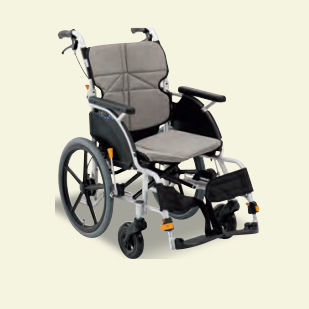 Sedia a rotelle passiva - NEXT series - Matsunaga Manufactory - da esterno / da interno / ad altezza regolabile