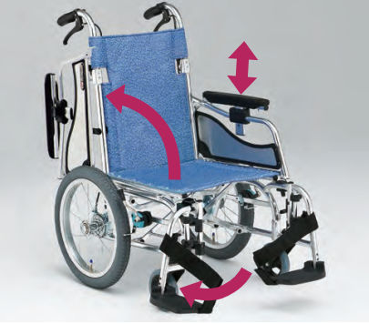 Sedia a rotelle manuale - MW-SL series - Matsunaga Manufactory - da esterno / da interno / pieghevole