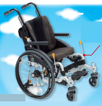 Sedia a rotelle manuale - LUUK-0 series - Matsunaga Manufactory - da esterno / da interno / ad altezza regolabile