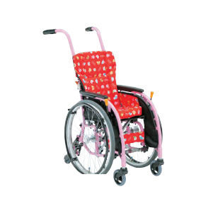 Sedia a rotelle manuale - TT-Jr - Matsunaga Manufactory - pediatrica / da interno / pieghevole