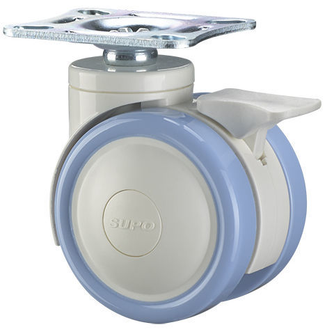 Rotella per dispositivi medici - 1M-WP21-01D-125-272 - Zhongshan Xiangrong Caster Manufacturing Co.,Ltd - in poliuretano