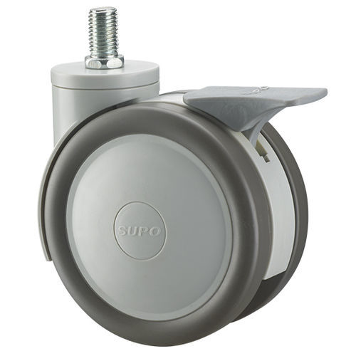 Rotella per dispositivi medici - 1M-HP21-02D-125-312 - Zhongshan Xiangrong Caster Manufacturing Co.,Ltd - in poliuretano