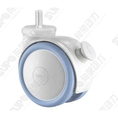 Rotella per dispositivi medici - 1M-WP22-02D-100-273 - Zhongshan Xiangrong Caster Manufacturing Co.,Ltd - in poliuretano