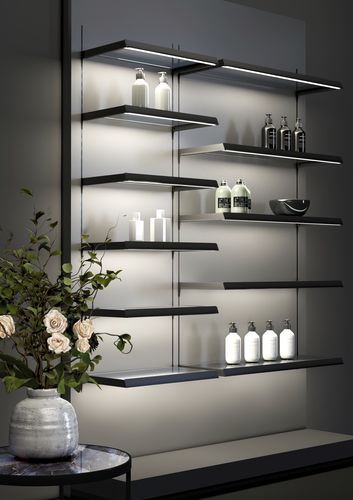 Espositore a muro - ESSENTIAL - Farmacia Italiana - ad altezza regolabile / modulare