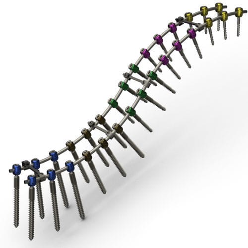 Sistema di osteosintesi toraco-lombo-sacrale - RPT series - TASARIMMED - via posteriore / per adulti
