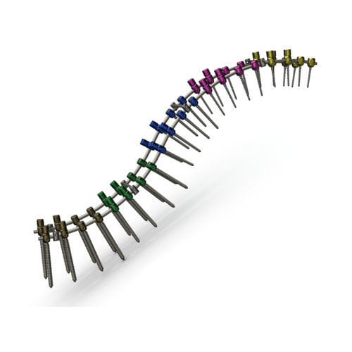 Sistema di osteosintesi toraco-lombare - SSS4 series - TASARIMMED - via posteriore / per adulti