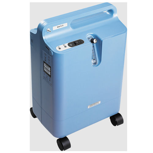 Concentratore di ossigeno per cure domiciliari - EverFlo Q - Philips - medico / con rotelle / compatto