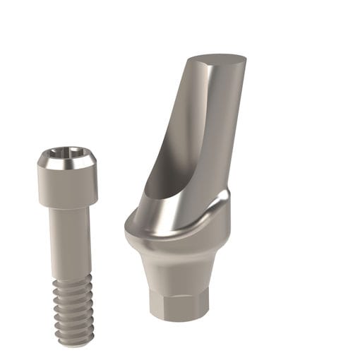 Pilastro dentale per impianto in titanio - 21.783.35.000 - Heliocos GmbH - ad esagono esterno / angolare / cementato