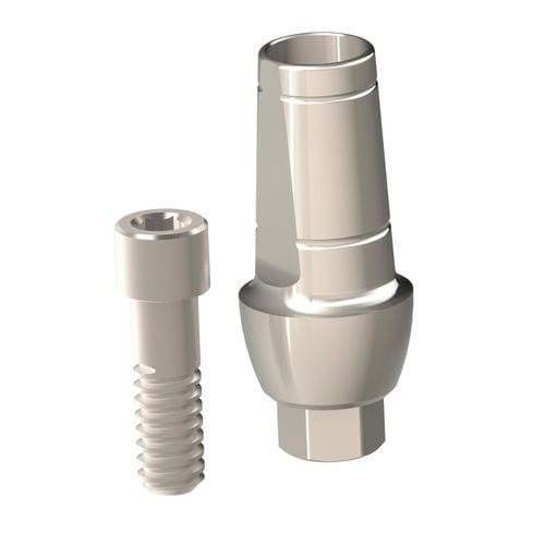 Pilastro dentale per impianto in titanio - 21.017.35.000_z - Heliocos GmbH - ad esagono interno / dritto / cementato