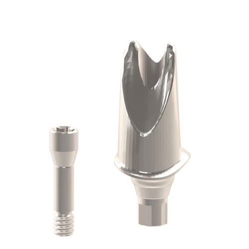 Pilastro dentale per impianto in titanio - Individuell_SM-BL_NC - Heliocos GmbH - interno / dritto / angolare