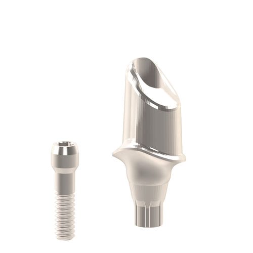 Pilastro dentale per impianto in titanio - Individuell_AT-EV_3,6 - Heliocos GmbH - interno / dritto / angolare