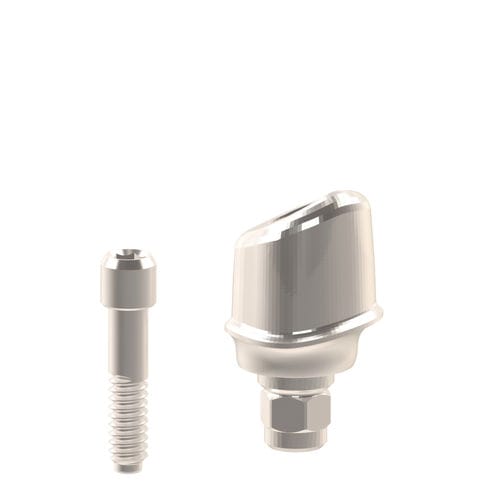 Pilastro dentale per impianto in titanio - Individuell_FX_3,4 - Heliocos GmbH - ad esagono interno / dritto / angolare