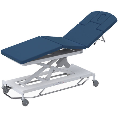 Lettino da visita elettrico - MultiPro® next Praktitrans 6 - Hess Medizintechnik - ad altezza regolabile / con schienale regolabile / ergonomico