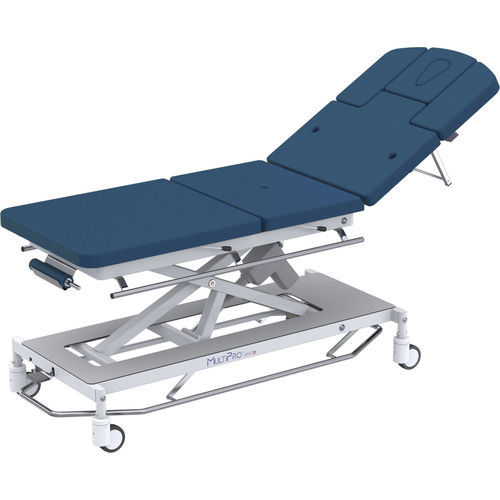 Lettino da visita per fisioterapia - MultiPro® next Praktitrans 6 Optimal - Hess Medizintechnik - elettrico / ad altezza regolabile / con schienale regolabile