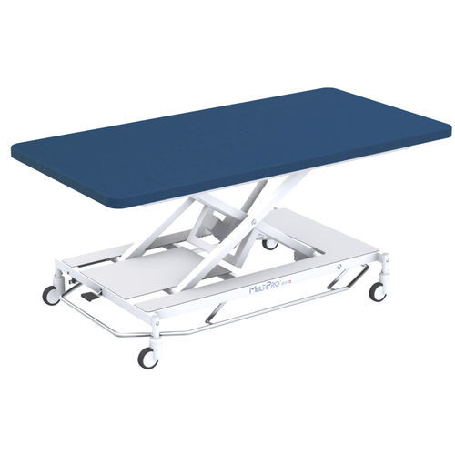 Lettino Bobath elettrico - MultiPro® next - Hess Medizintechnik - su rotelle / con schienale ad altezza regolabile / a sezione unica