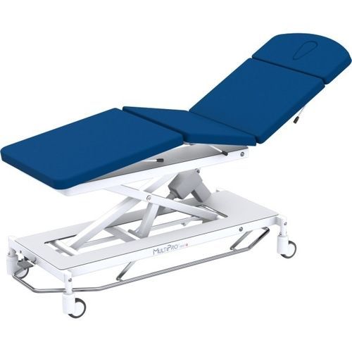 Lettino da visita elettrico - MultiPro® next Praktitrans 4 - Hess Medizintechnik - con schienale regolabile / ad altezza regolabile / con rotelle