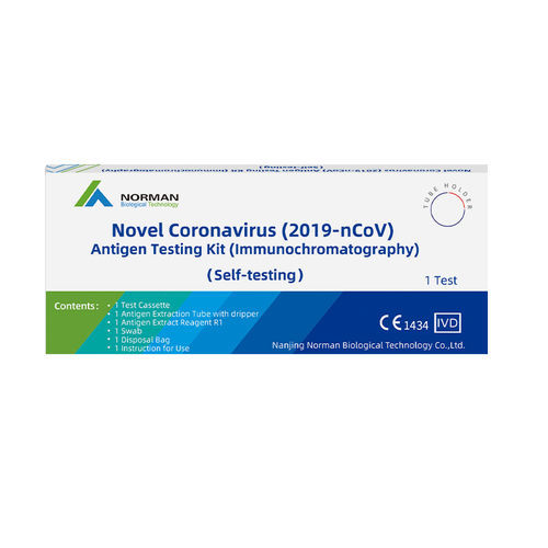 Test rapido per diagnosi COVID-19 - NRM-FT-154 series - Nanjing Norman Biological - per antigeni / SARS-COV-2 / di saliva