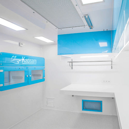 Camera bianca per il settore medico - Kapsam - per laboratori farmaceutici / modulare / classe ISO 7