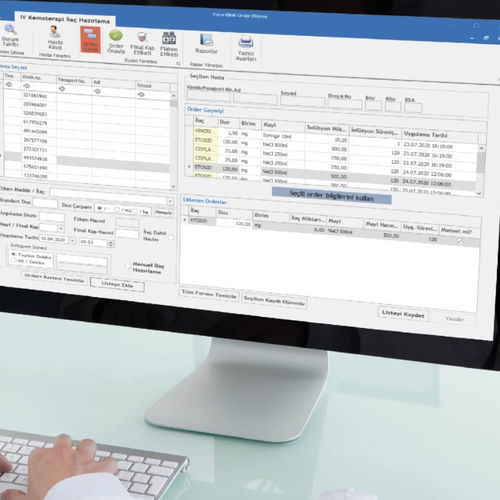 Software per cartelle cliniche elettroniche - PharmaScope Soft - Kapsam - per farmacia / per chemioterapia / di analisi