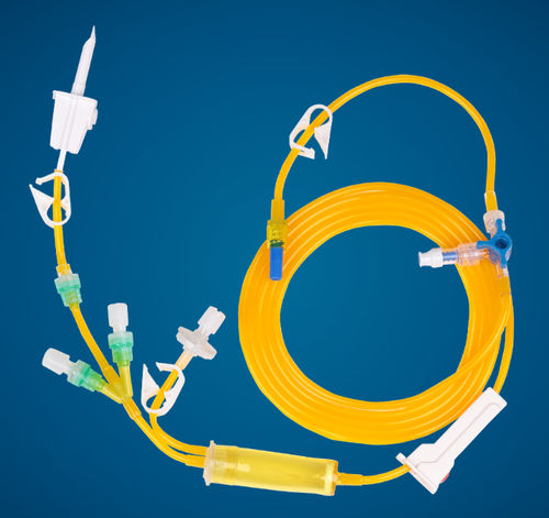 Set di infusione per chemioterapia - KS-IV205 - Kapsam - con camera di gocciolamento / con rubinetto / con connettore a Y