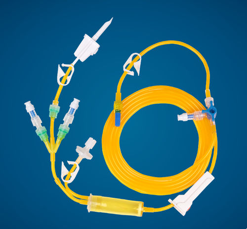 Set di infusione per chemioterapia - KS-IV204-PF - Kapsam - con camera di gocciolamento / con rubinetto / con connettore a Y
