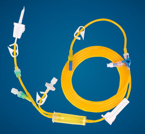 Set di infusione per chemioterapia - KS-IV105 - Kapsam - con camera di gocciolamento / con rubinetto / con connettore a Y