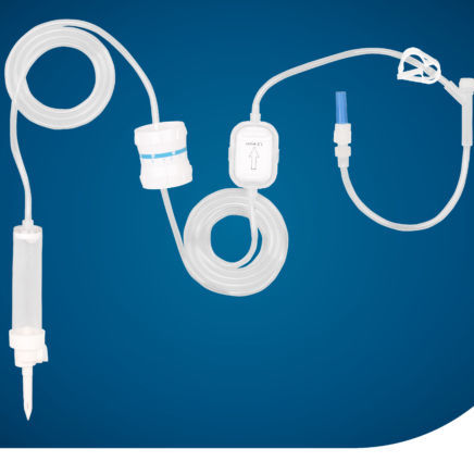 Set di infusione con camera di gocciolamento - KS-IV303-12 - Kapsam - con connettore a Y / con scambiatore di calore