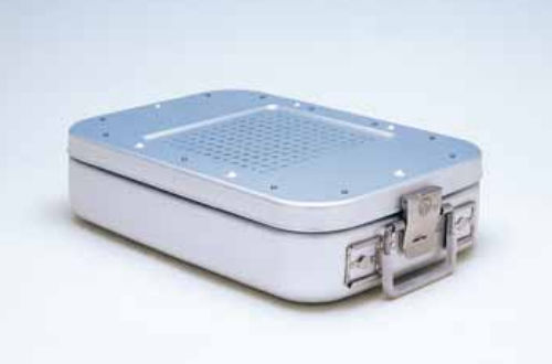Contenitore di sterilizzazione per strumenti - 402 series - C.B.M. - in alluminio anodizzato / perforato