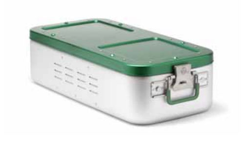 Contenitore di sterilizzazione per strumenti - 2081 - C.B.M. - in alluminio anodizzato / non perforato