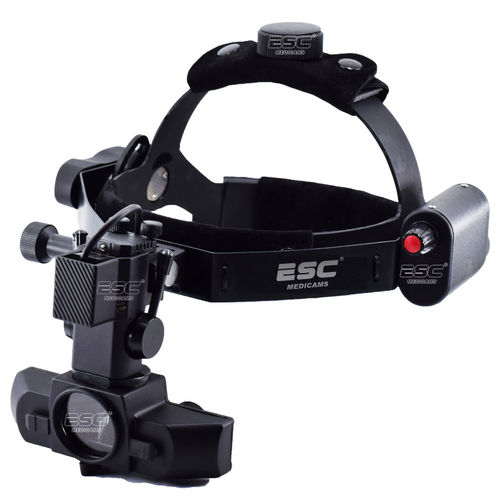 Oftalmoscopio indiretto - ESC Medicams - su fascia frontale