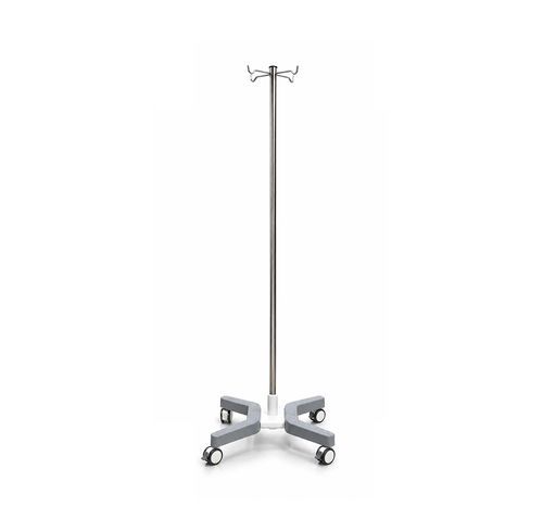 Asta portaflebo con rotelle - IVT-175 - Avrasyamed Medikal Limited Company - 4 ganci / in acciaio inossidabile