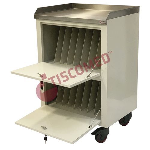 Carrello per cartelle cliniche - TCDE 1570 - Tiscomed - medico / ospedaliero / multifunzione