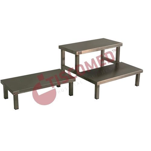 Predellino 2 gradini - TAFS 4950 - Tiscomed - 1 gradino / in acciaio inossidabile / per chirurgia