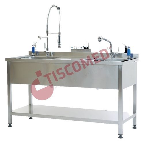 Stazione di prelavaggio per strumenti medici - TUCS 4550 - Tiscomed - per l'industria farmaceutica / per l'industria medica / con lavandino