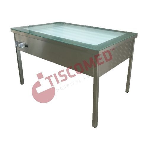 Tavolo per biancheria - TTVA 4740 - Tiscomed - rettangolare / pieghevole / modulare