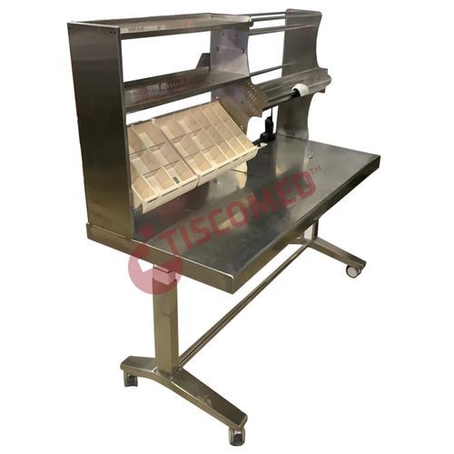 Banco da laboratorio per camera bianca - TTVS 4810 - Tiscomed - per sterilizzazione / mobile / in acciaio inossidabile