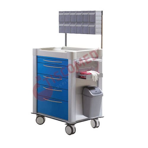 Carrello medico - TCME 1500 - Tiscomed - ospedaliero / portamedicinali / per trattamenti