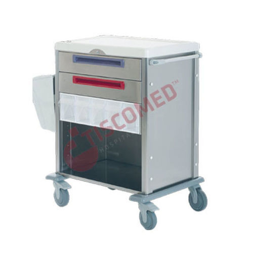 Carrello medico - TCDE 1530 - Tiscomed - ospedaliero / per farmaci / per medicazione