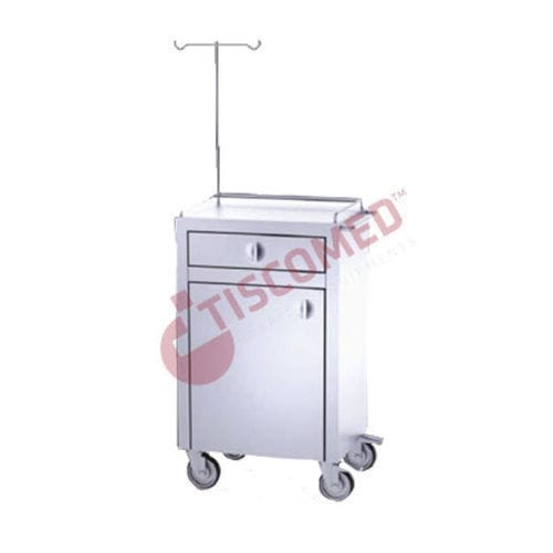 Carrello per terapia intensiva - TCDE 1545 - Tiscomed - medico / ospedaliero / per farmaci