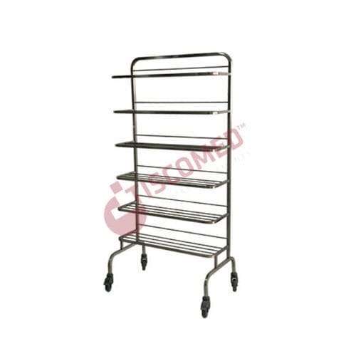 Carrello medico - TTST 3000 - Tiscomed - ospedaliero / per uso generale / portascarpe