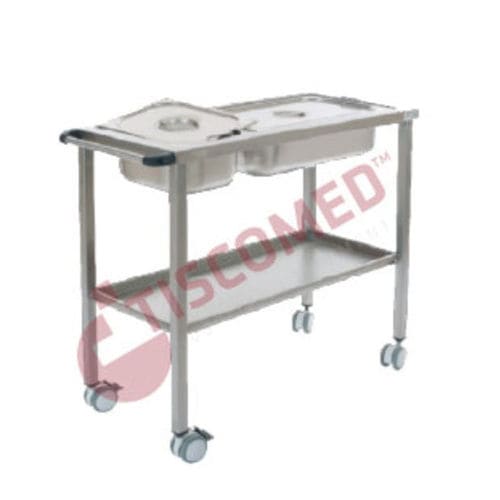 Carrello per chirurgia - TTAC 3370 - Tiscomed - medico / ospedaliero / per uso generale