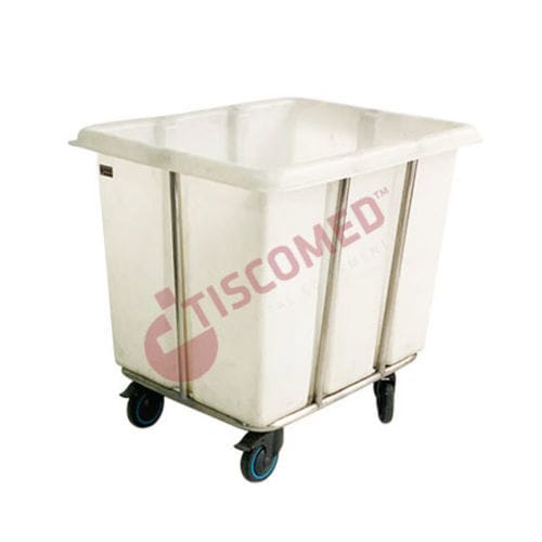 Carrello portabiancheria medico - TTLA 3605 - Tiscomed - per biancheria / da trasporto / con contenitori